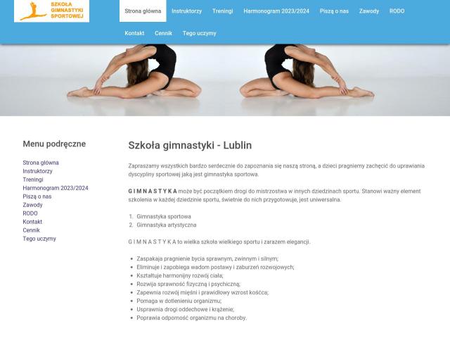 Zobacz Szkoła Gimnastyki Sportowej